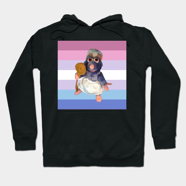 Ratatouille Bigender Rights Hoodie by casserolestan